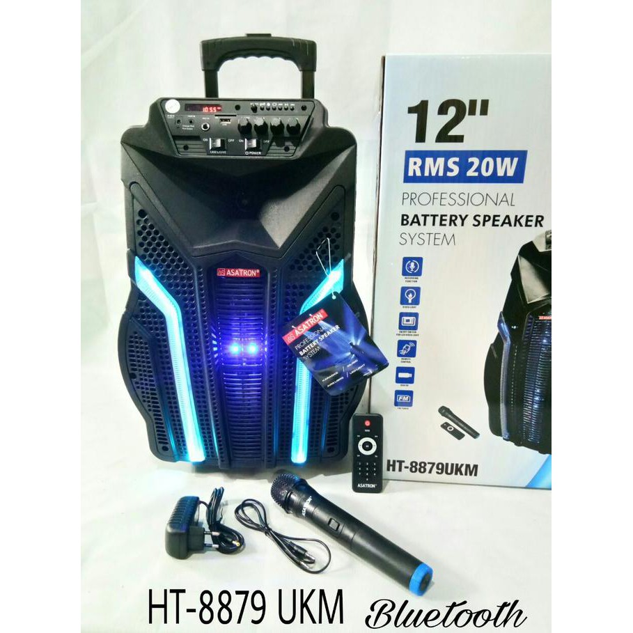 Jual Speaker Portable ASATRON 12 Inch Bluetooth Amplifier Meeting ...