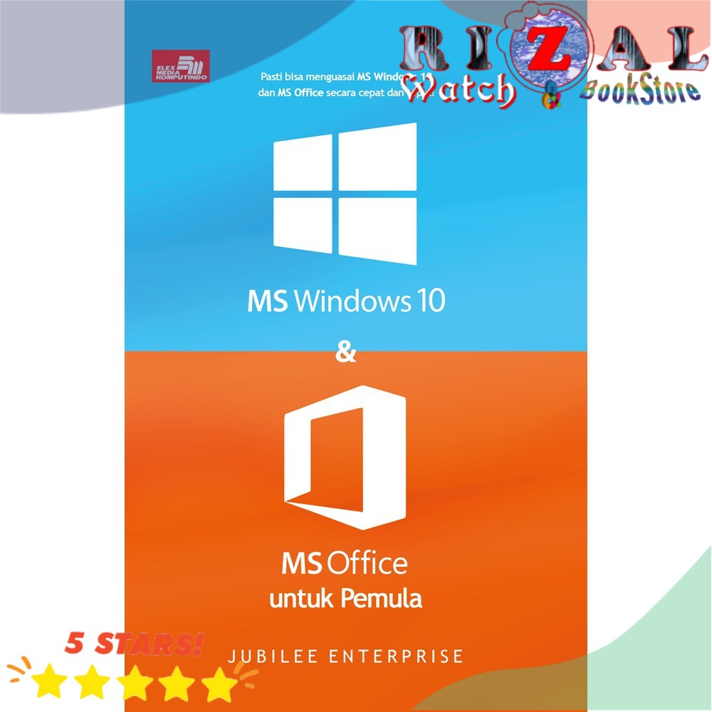 Jual BUKU MS WINDOWS 10 DAN MS OFFICE UNTUK PEMULA | Shopee Indonesia