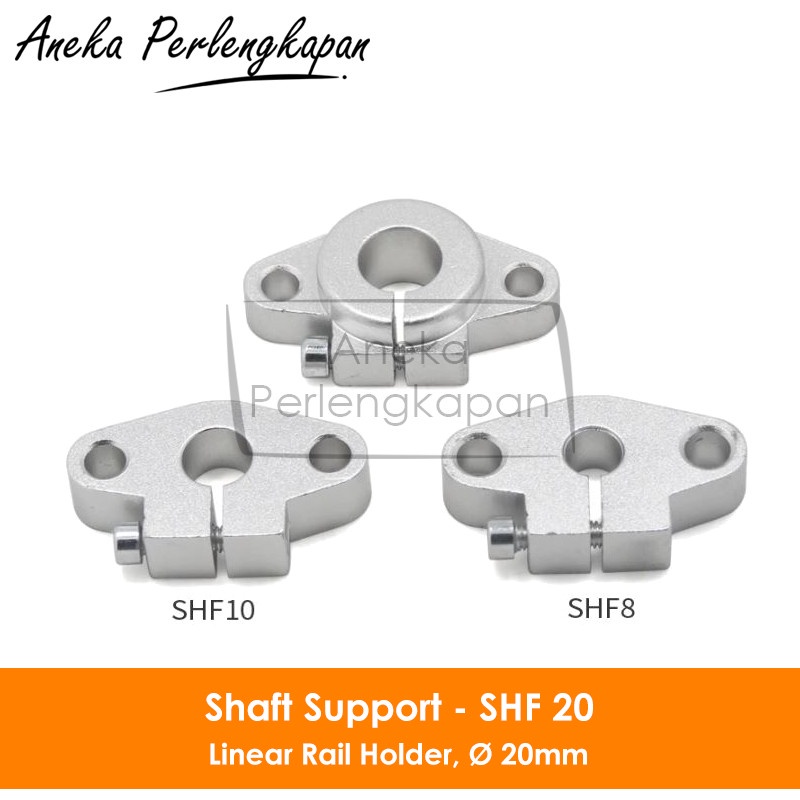 Jual SHF20 Linear Rail Shaft Support Unit for 20mm Rail / Rod | Shopee ...