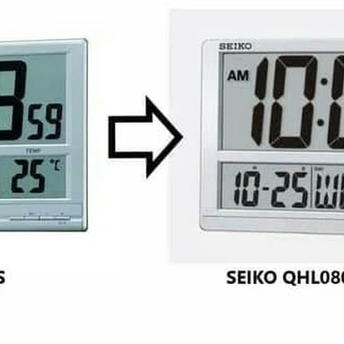 Jual Jam Dinding Digital Seiko Original Shopee Indonesia