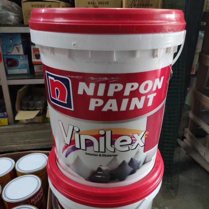 Jual CAT TEMBOK VINILEX PUTIH WHITE 300 NIPPON PAINT PUTIH 25 KG ...