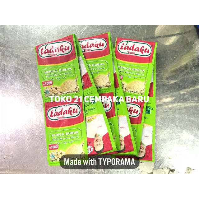 Jual Ladaku 1 RENCENG isi 12 PCS | Lada Ku Merica Murni Bubuk Serbuk ...