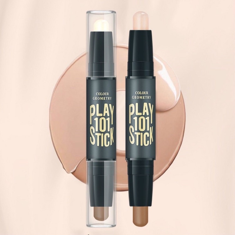 Jual LAMEILA / DNM Face 109 Stick Contour 2 in 1 Colour Geometry Concealer Stick 2 in 1