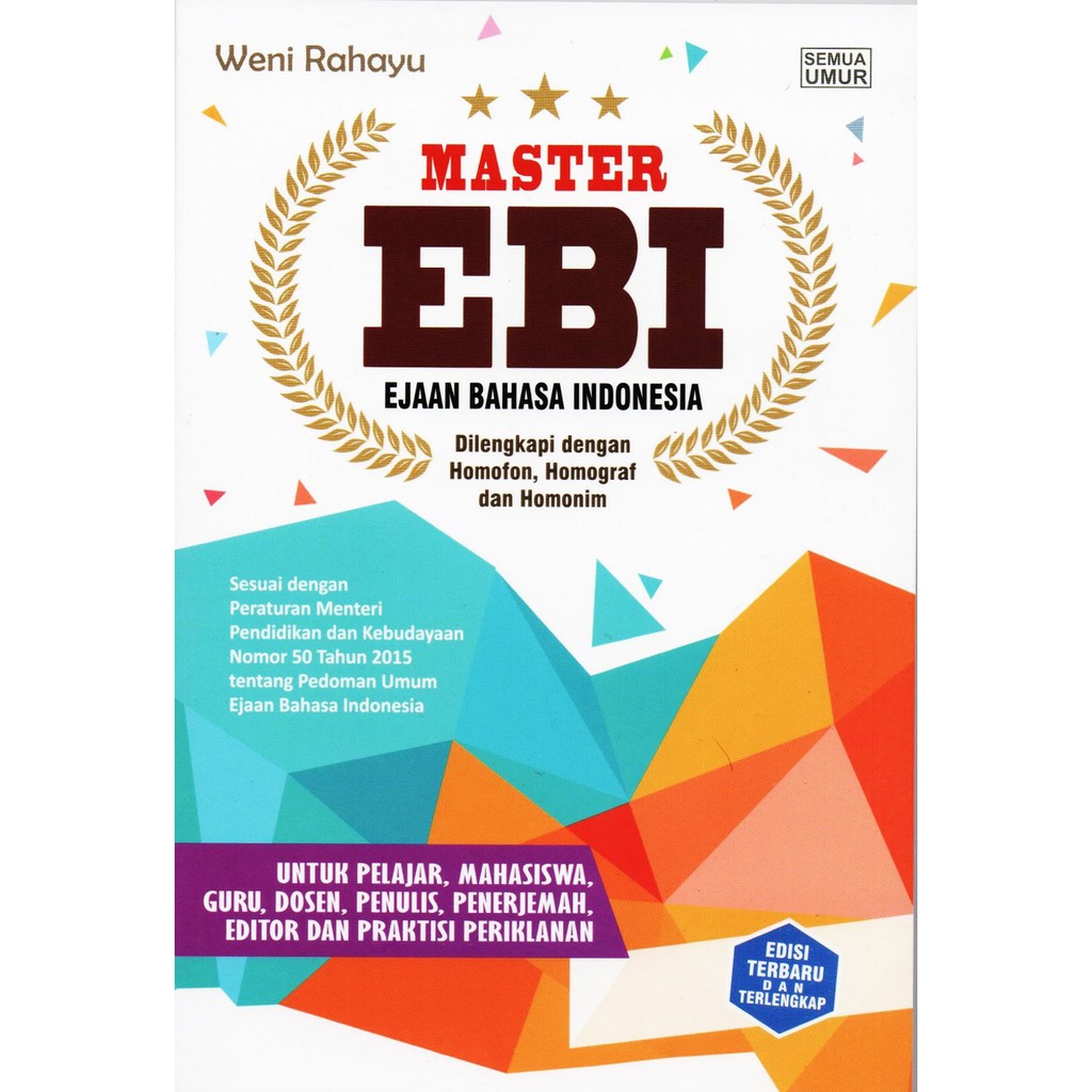 Jual MASTER EJAAN BAHASA INDONESIA (EBI) | Shopee Indonesia