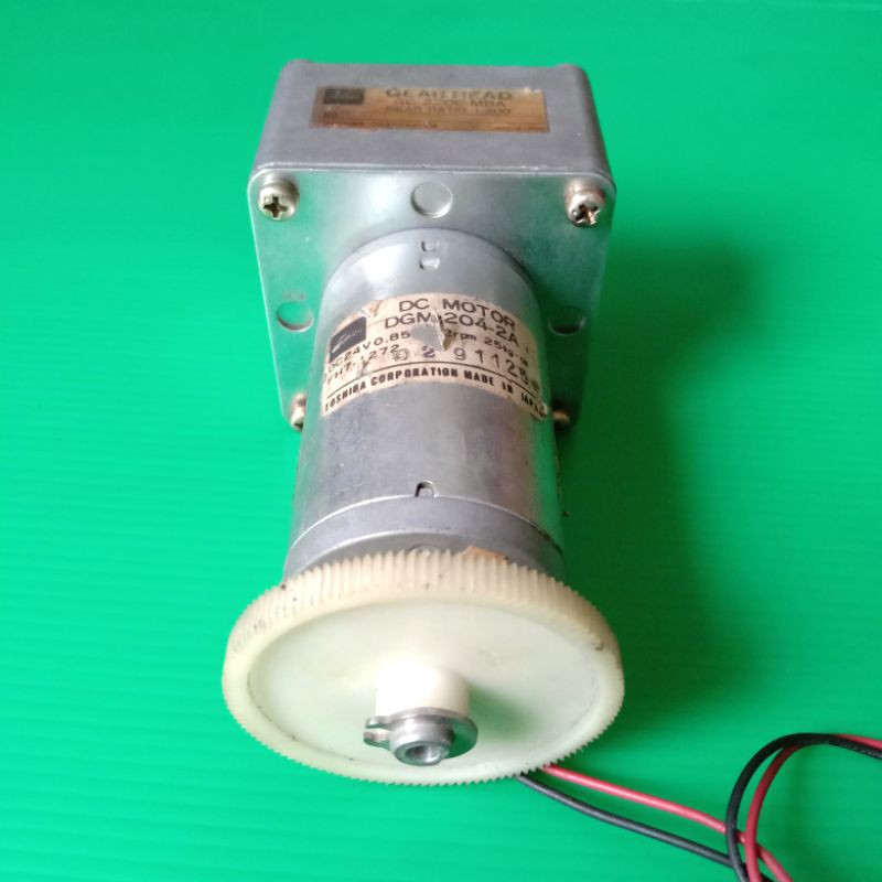 Jual Dc Motor Gearbox Dgm 204 2a 24v Ratio 1vs200 Shopee Indonesia