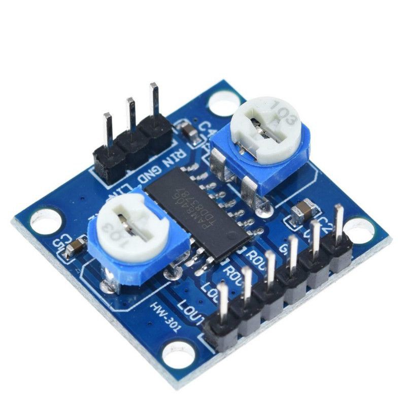 PAM8406 Amplificador de Audio 5W 5W Stereo Clase D 5VDC con