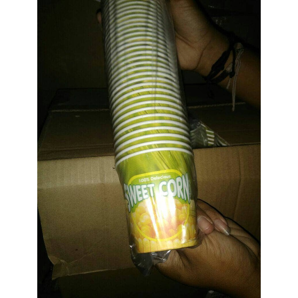 Jual Paper Cup / Gelas Kertas 6.5oz untuk jagung manis /sweet corn ...