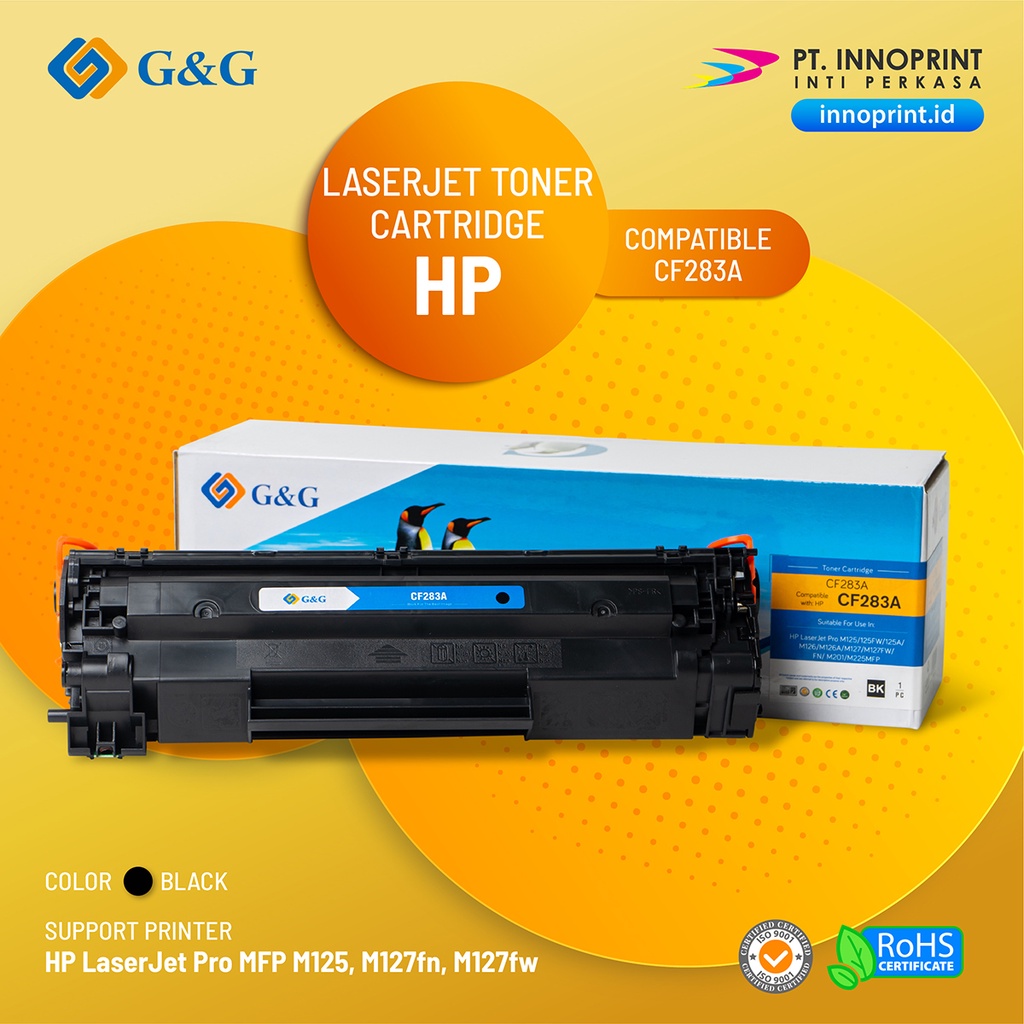 Jual [G&G] COMPATIBLE Toner HP CF283A printer HP LaserJet Pro MFP M125 ...