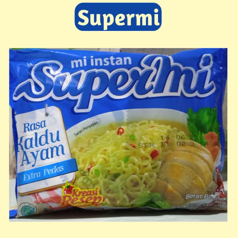 Jual Supermi Rasa Kaldu Ayam Mie Instan Rebus Noddles Mi Sejuta Umat