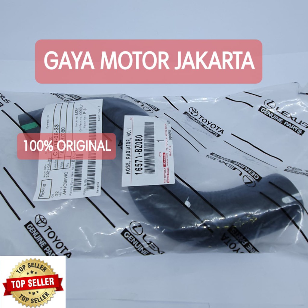 Jual Selang Radiator Atas-Hose Avanza-Xenia Lama 16571-BZ080 | Shopee ...