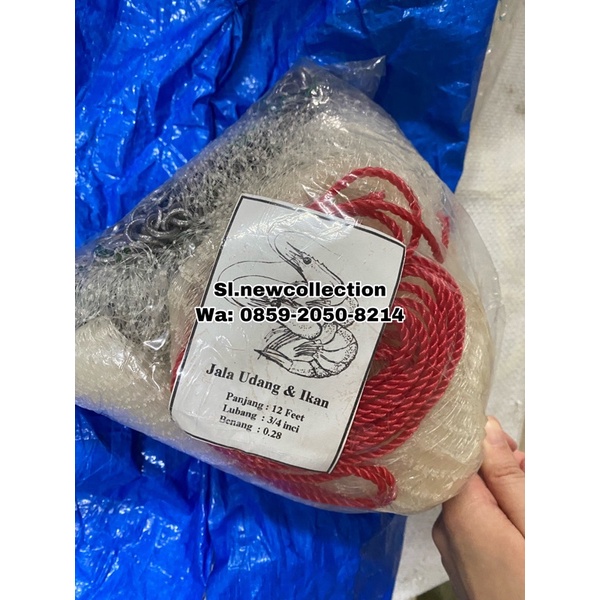 Jual Jala lempar 12ft bahan SENAR / MURAH (2,7 METER) | Shopee Indonesia