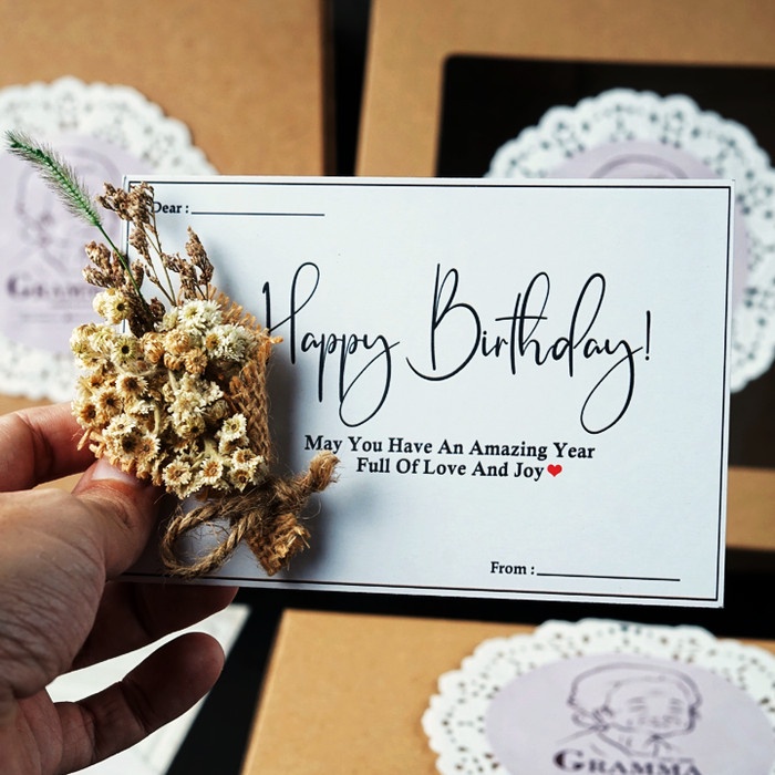 Jual Kartu Ucapan Happy Birthday Estetik | Shopee Indonesia