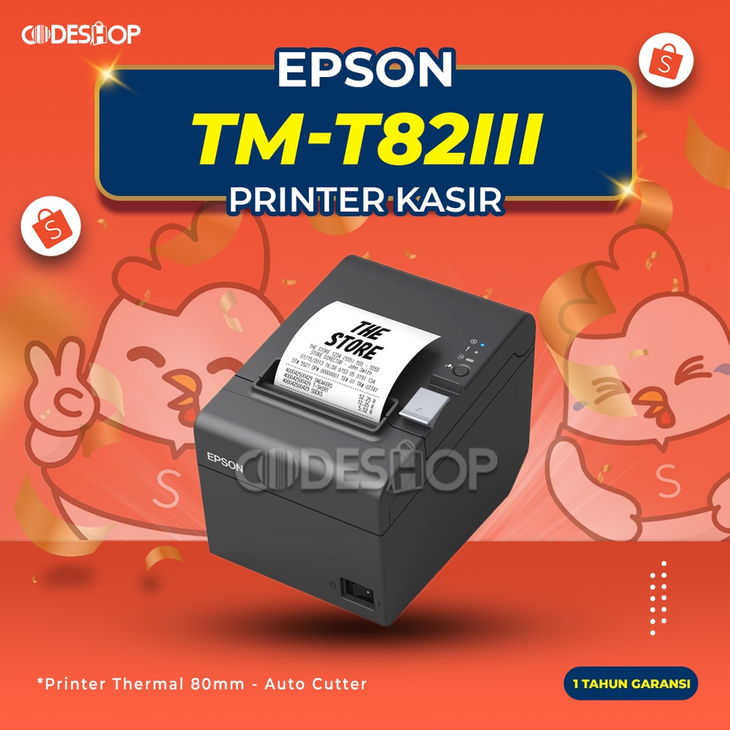 Jual Epson Tm T82iii Printer Kasir Pos Struk Thermal Shopee Indonesia 0643