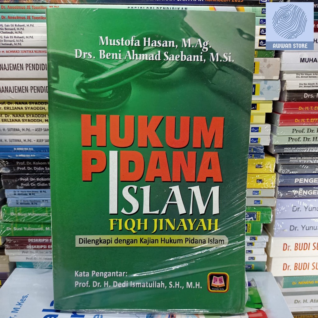 Jual Hukum Pidana Islam Fiqh Jinayah - Mustofa Hasan Dan Beni Ahmad S ...