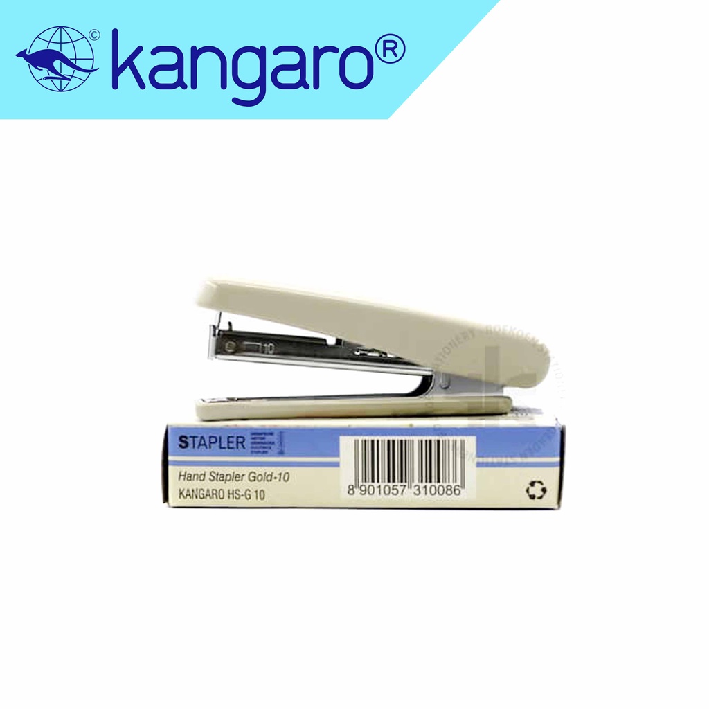 Jual Kangaro Stapler HD-10 Gold (No 10) | Shopee Indonesia
