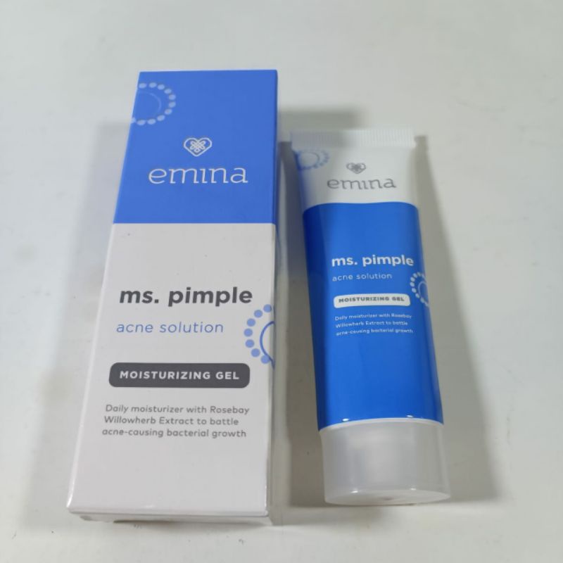 Jual Emina Ms Pimple Acne Solution Moisturizer Gel (20ml) Shopee