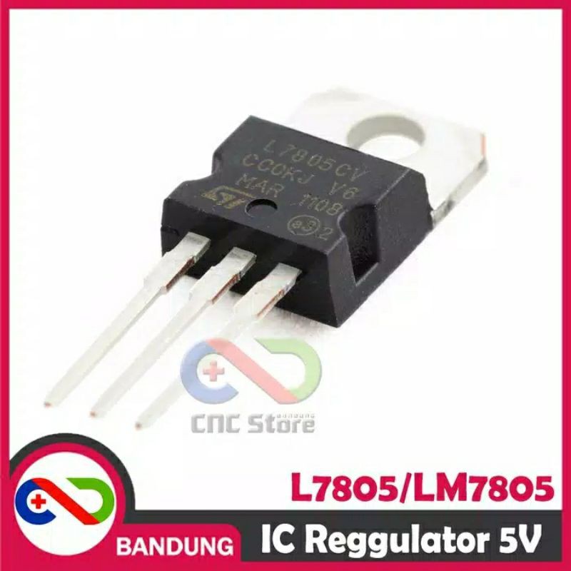 Jual L7805CV L7805 7805 TO-220 POSITIVE VOLTAGE REGULATOR 5V | Shopee ...