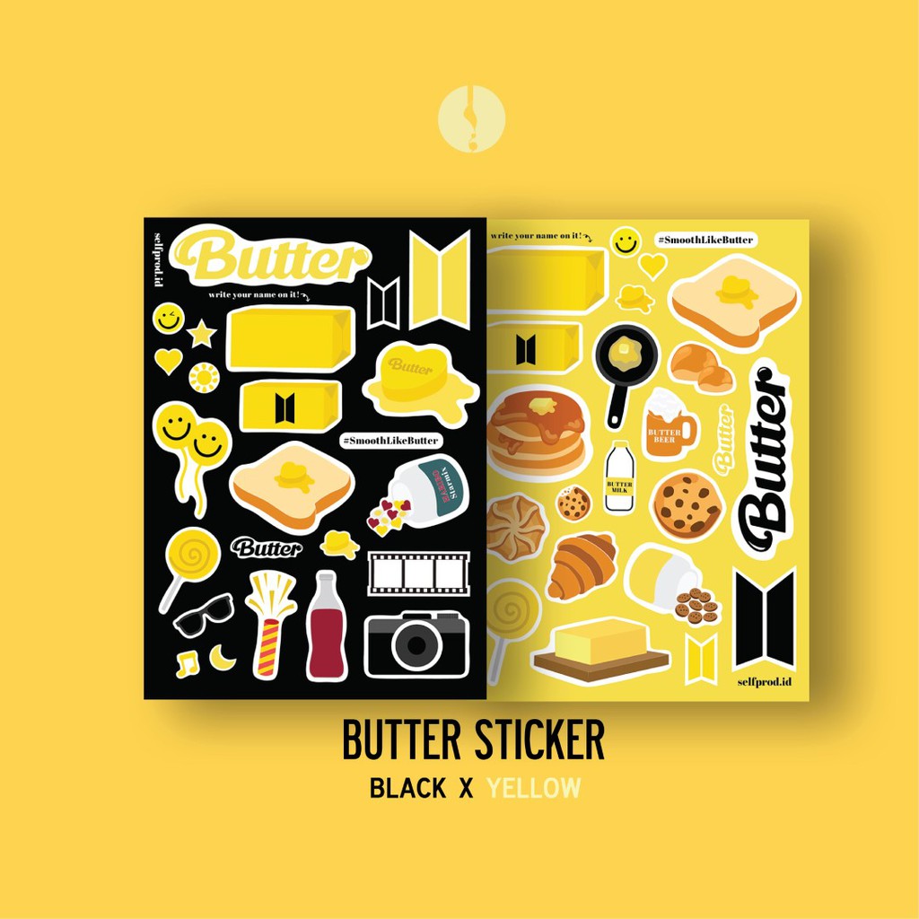Jual STICKER SET : BUTTER ERA | Shopee Indonesia