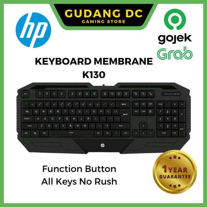 Jual Keyboard Gaming No Led Membrane Keyboard Hp K130 82 | Shopee Indonesia