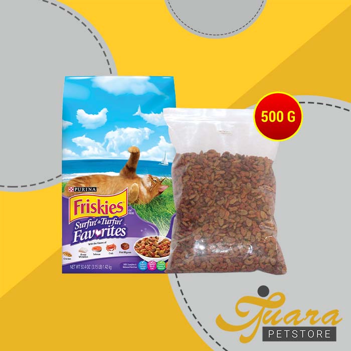 Jual Makanan Kucing Friskies Repacking Cat Food 500 Gram | Shopee Indonesia