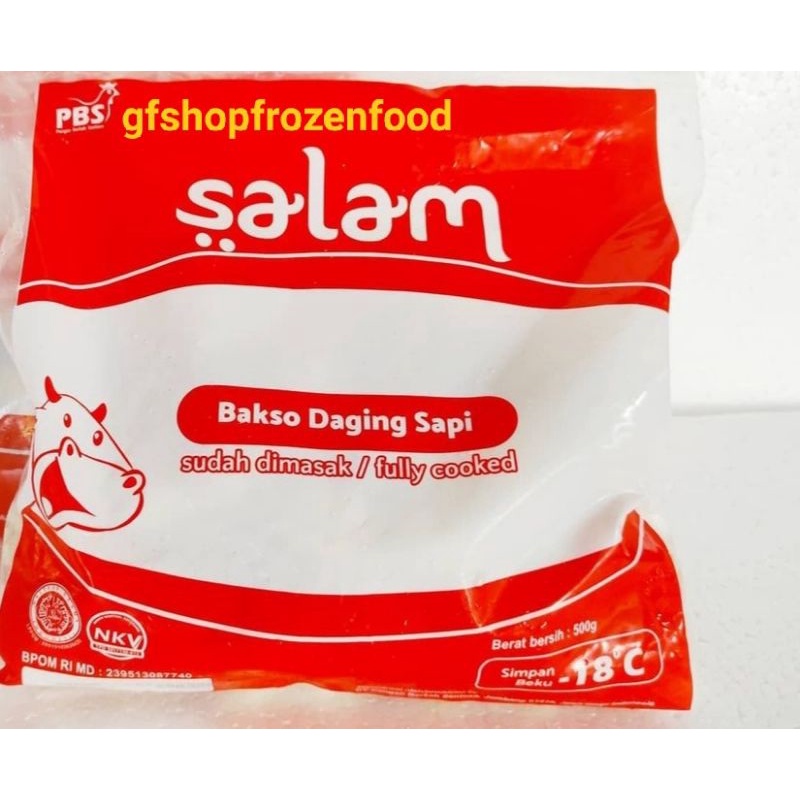 Jual Salam Bakso Sapi 500g Isi 50biji Frozen Food Shopee Indonesia