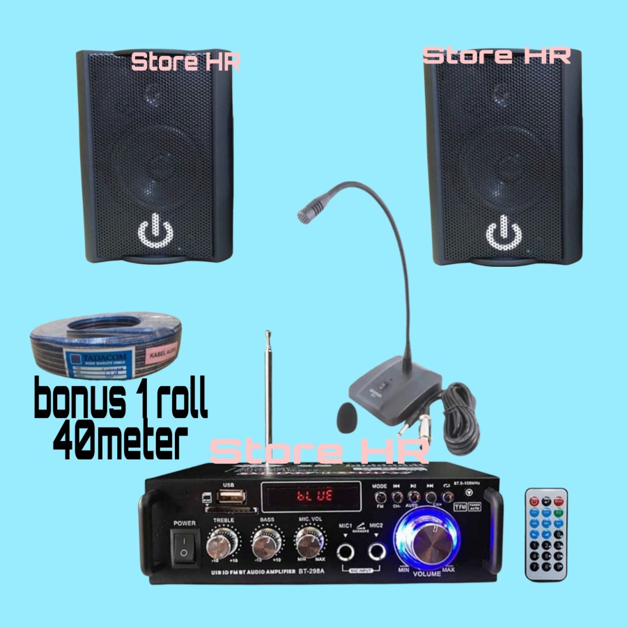 Jual paket Speaker cafe restoran speaker karaoke atau buat panggilan