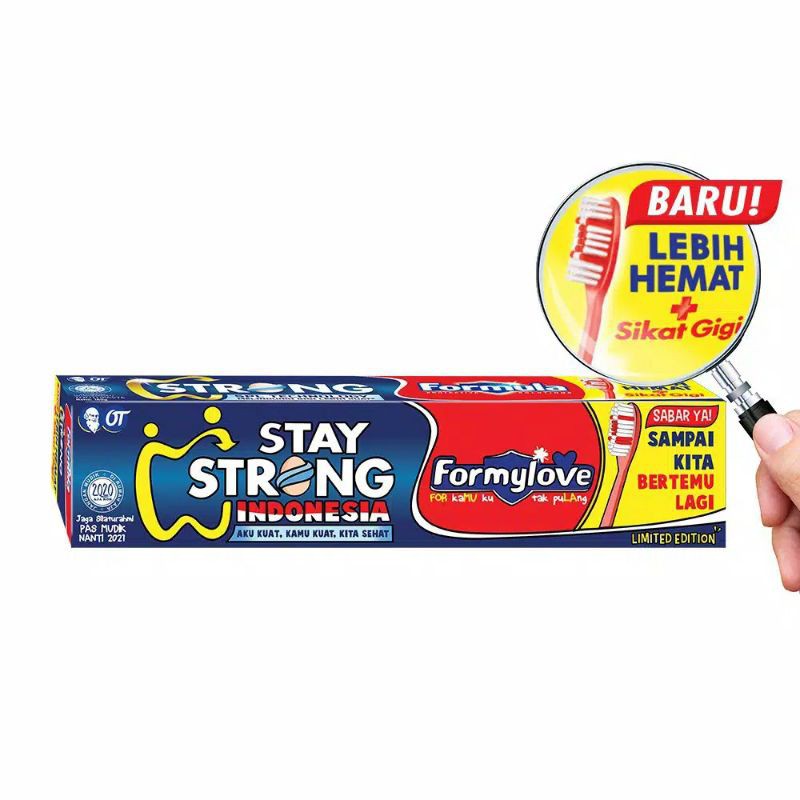 Jual Formula Pasta Gigi Strong Limited Edition Sikat Gigi Gr Shopee Indonesia