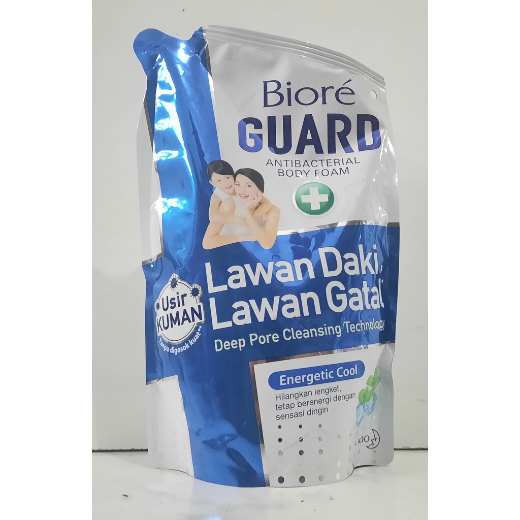 Jual Biore Guard Body Foam Lawan Daki dan Gatal Energetic Cool 400ml ...