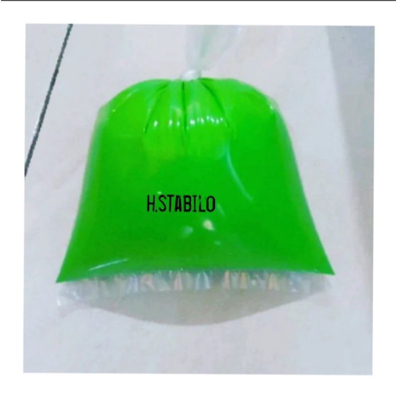 Jual Cat tembok kiloan 1kg berkualitas super warna hijau stabilo