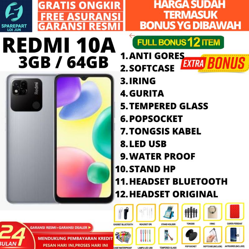 Jual Xiaomi Redmi 10a 64GB Terlengkap & Harga Terbaru Juni 2026 ...