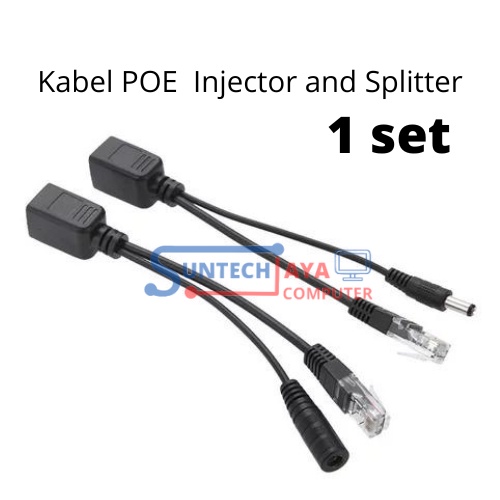 Jual Kabel Poe Splitter Dan Injector Set Isi Sepasang Shopee Indonesia