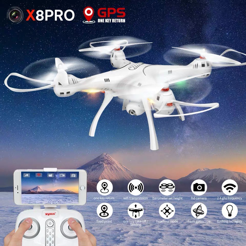 Jual Drone Kamera X8PRO X8 PRO GPS Wifi 720p FPV RTH Drone Pemula