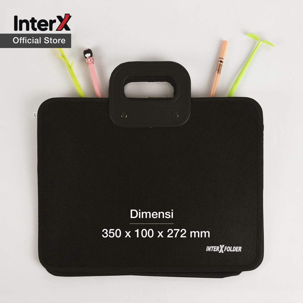Jual InterX Folder Carry Bag Map Arsip Serbaguna / Tas Dokumen Tahan ...