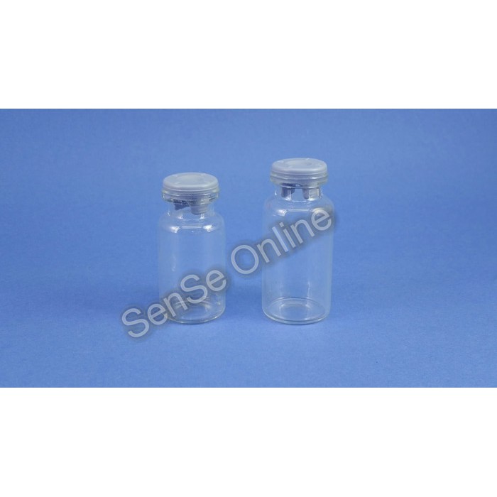 Jual Botol Vial Kaca Bening 10&15 ml Tutup karet | Shopee Indonesia