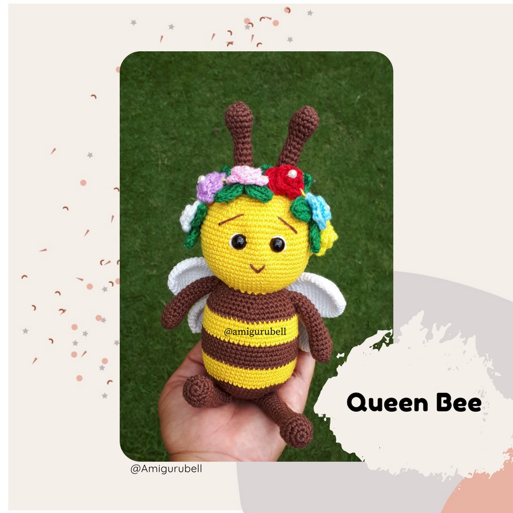 Jual Boneka Rajut Lebah / Bee Ukuran Besar (Amigurumi) | Shopee Indonesia