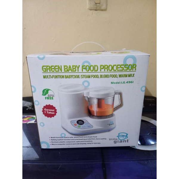 Jual LITTLE GIANT GREEN BABY FOOD PROCESSOR ( ex kado hanya sekali