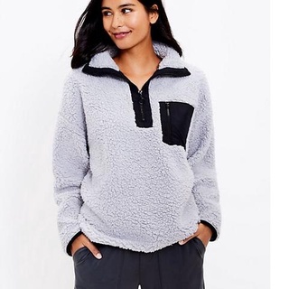 LOFT LOFT Lou & Grey Colorblock Cozy Up Sherpa Jacket