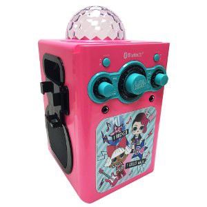 Lol surprise wireless bluetooth cheap karaoke disco ball machine