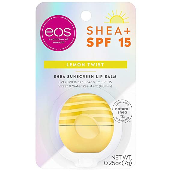 Jual EOS LIP BALM with SPF 15 LEMON TWIST 7 gr Shopee Indonesia