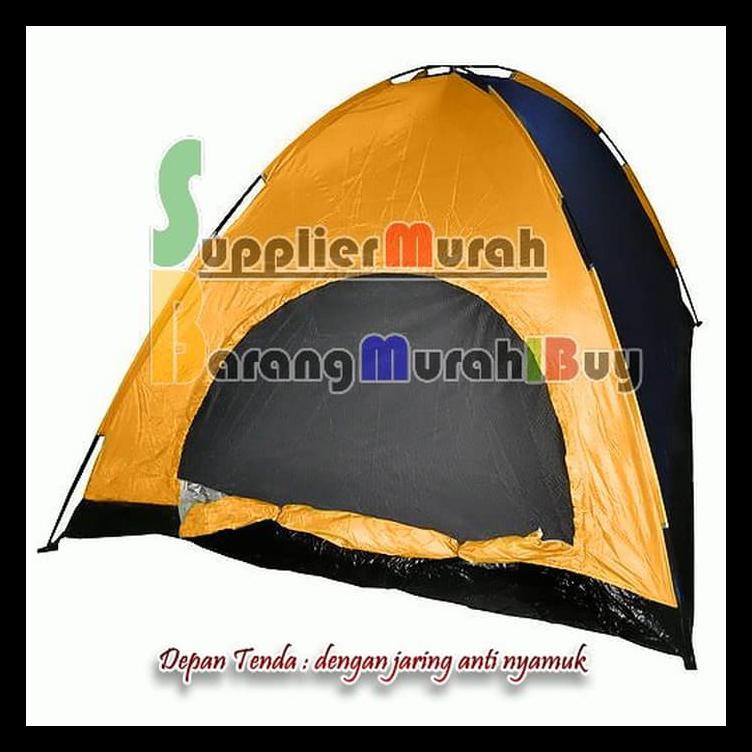 Jual Tenda Camping Kemping Dome Lipat 6 Orang Dengan Alas Tenda