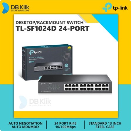 Jual Switch TP-Link TL-SF1024D 24 Port 100Mbps | Shopee Indonesia