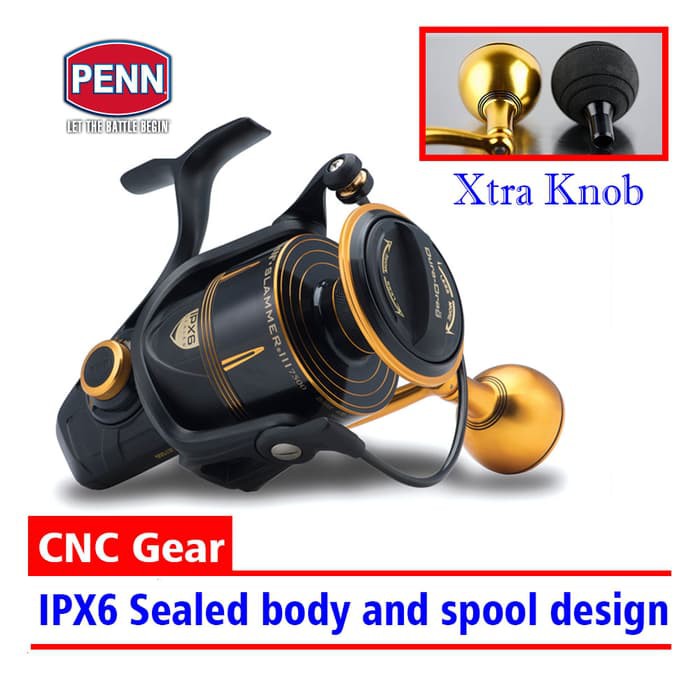 Jual PENN SLAMMER III SPINNING 8500 - SLAIII 8500 AP-1132 | Shopee