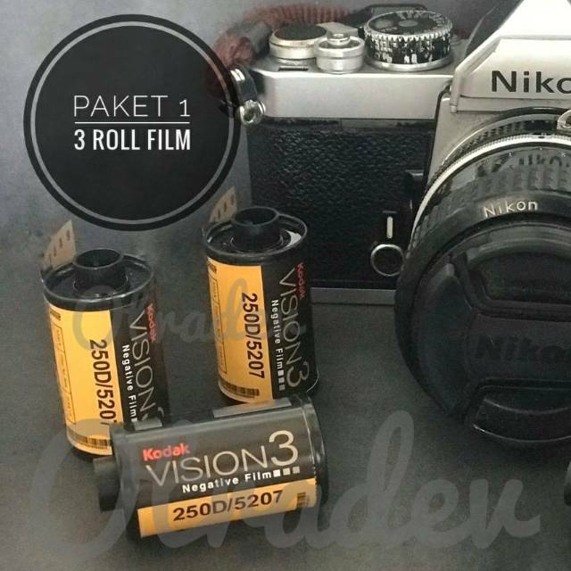 Jual Paket 1 3 Roll film Kodak vision [Remjet] 27 Exp Shopee Indonesia
