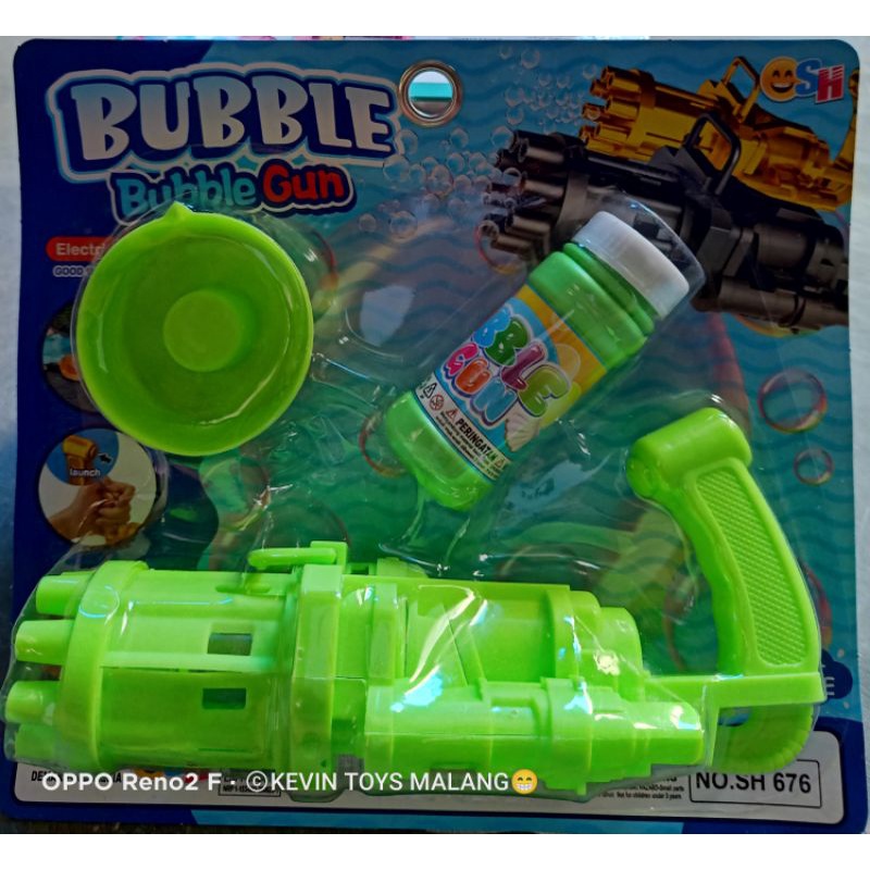 Jual SH 676 Mainan pistol Bubble Elektrik Bentuk machine / Gelembung ...