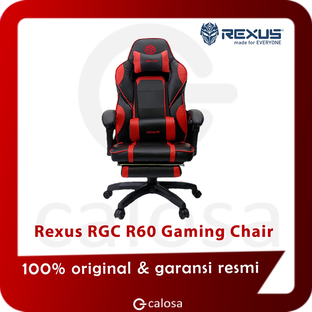 Jual PreOrder Rexus RGC R60 Gaming Chair Bergaransi Resmi ORI | Shopee ...