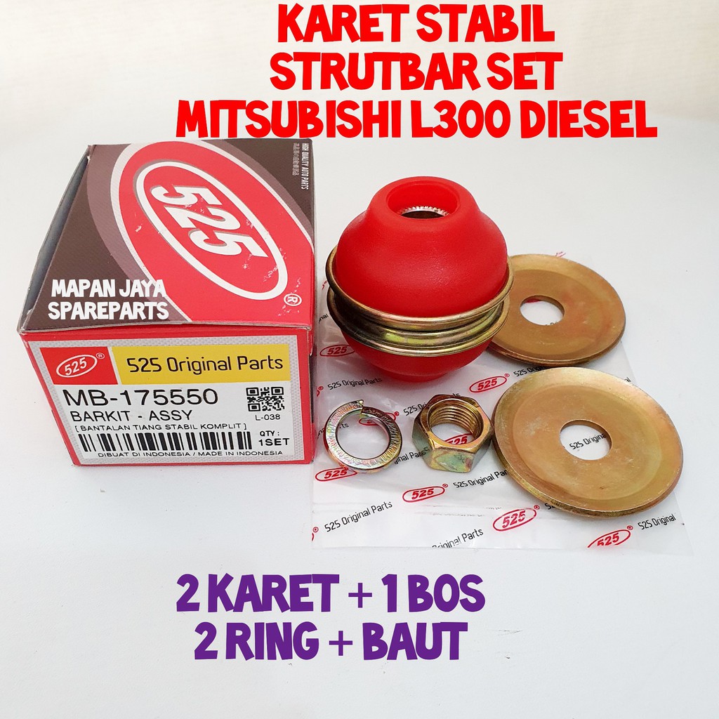 Jual Mikhaeladsport Karet Stabil Strut Bar Kit Mitsubishi L300 Diesel ...