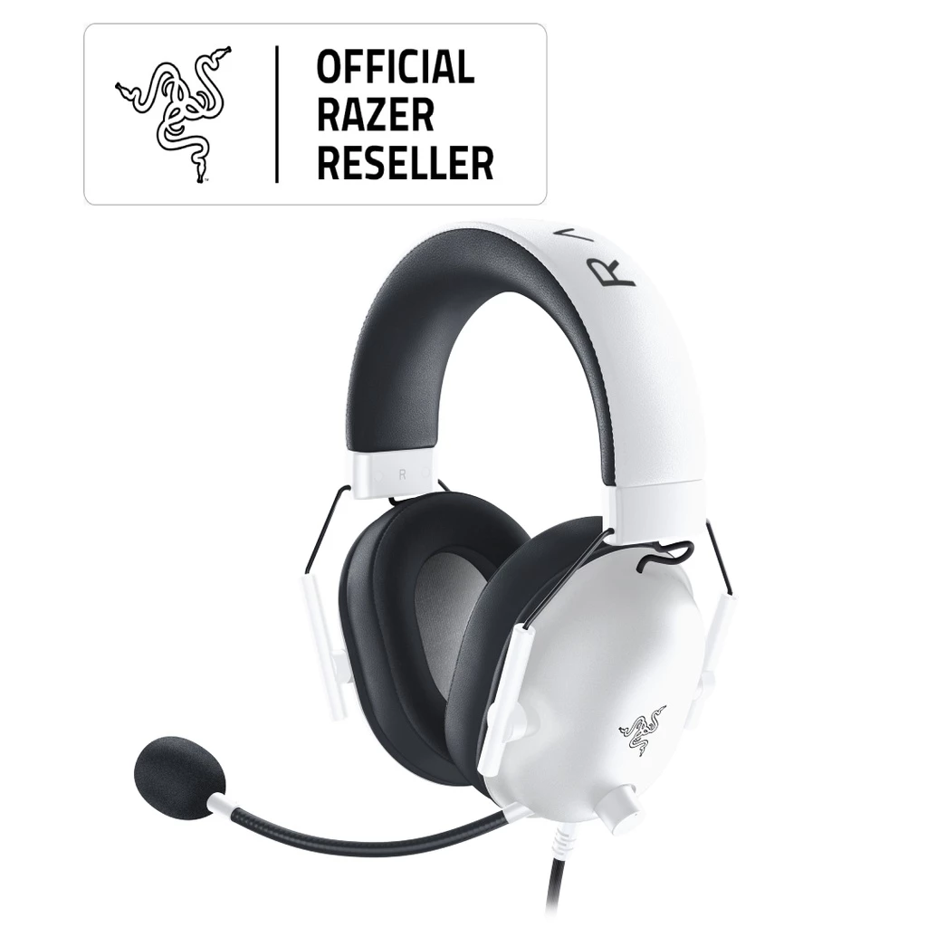 Razer BlackShark V2 X – WHITE - Multi-platform wired esports headset