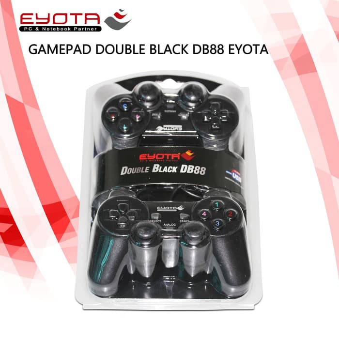 Jual Gamepad / Joystick Double Hitam Eyota DB88 USB Stick | Shopee ...