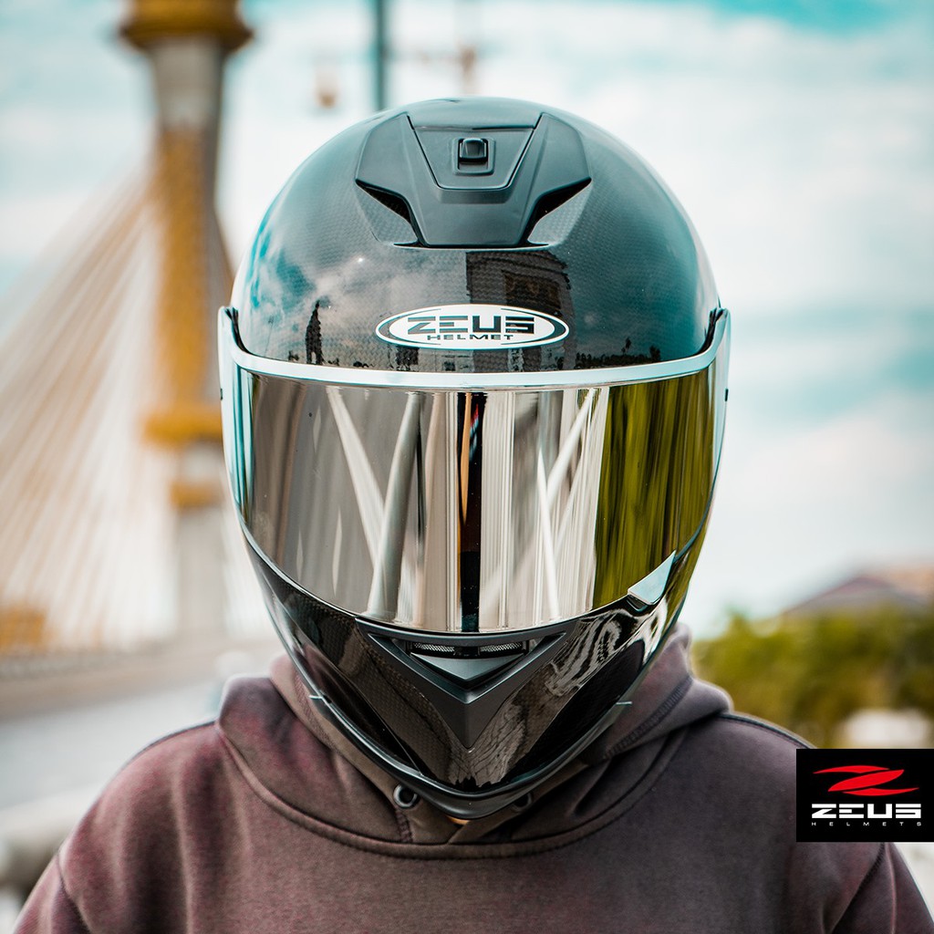 Jual ZEUS ZS 822B VISOR / KACA HELM | Shopee Indonesia