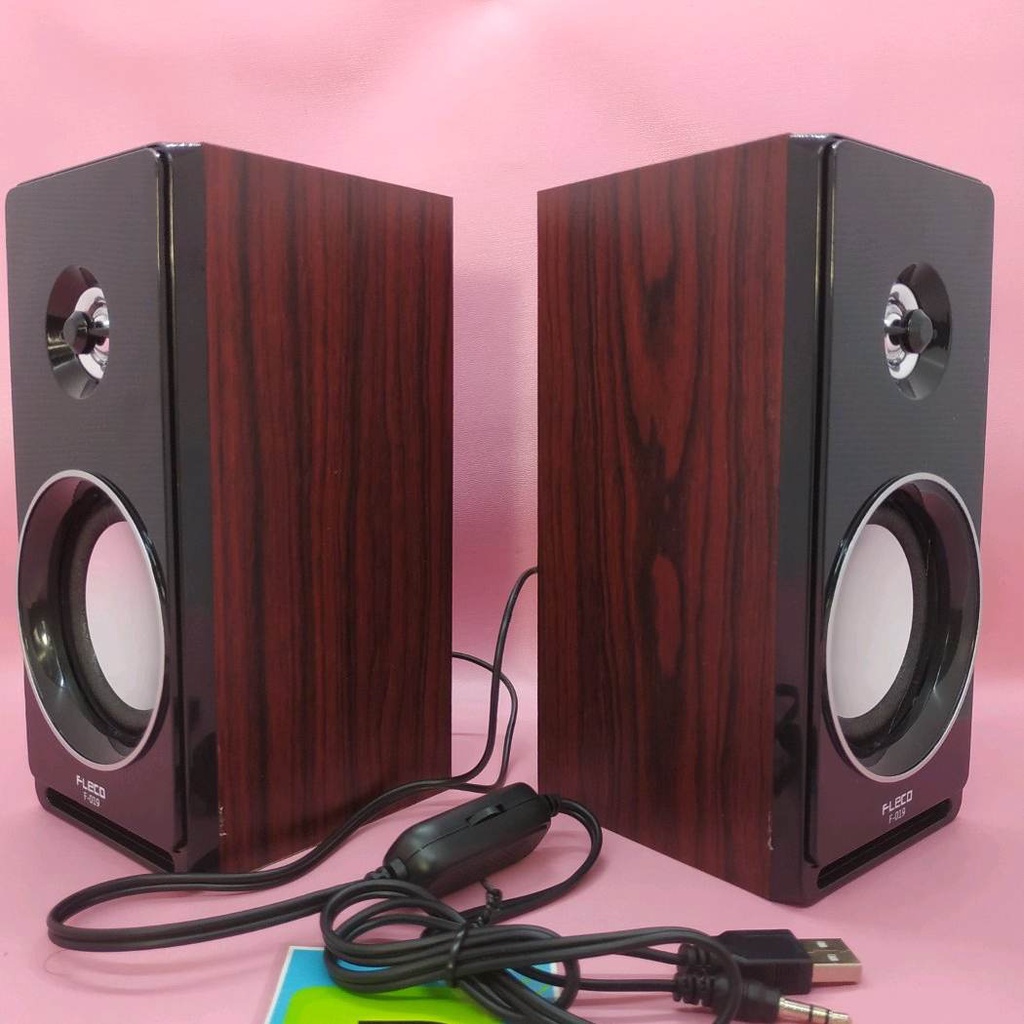 Jual Speaker Komputer FLECO F-019 Spiker Hp PC Super Bass | Shopee ...